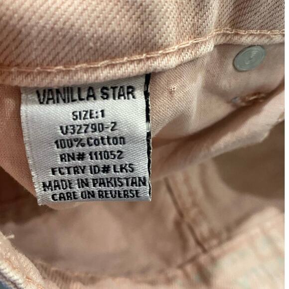 Vanilla Star High Rise Shortie Pink Shorts W25/1 - Picture 5 of 6